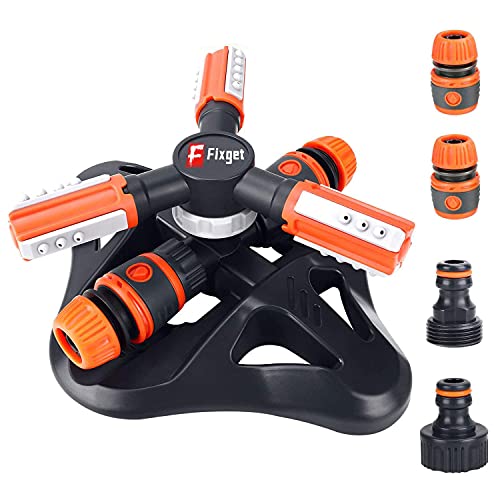 Aspersor Rotativo de 360 Graus para Irrigação Automática Zeju Direct - Aspersores e cabeças de aspersor - rotativo, 360 graus, irrigação automática