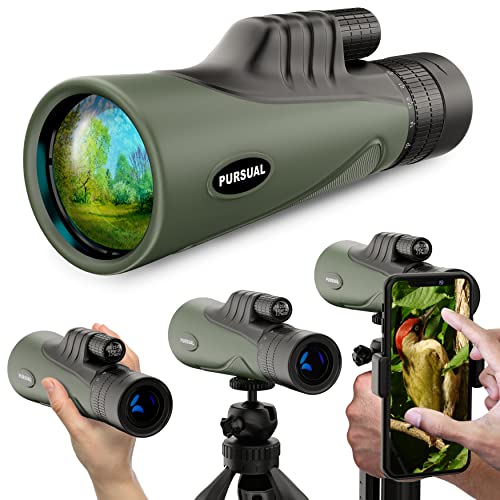Telescópio PURSUAL Monocular (25x) com Tripé e Suporte para Smartphones PURSUAL - Telescópios - monocular, 25x, tripé, smartphones