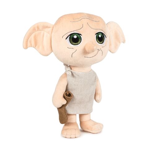 Peluche PLAY BY PLAY Harry Potter Dobby (Idade Mínima Recomendada: 3 anos) WARNER BROS - Brinquedos - pele macia, olhos grandes, 29 cm, Harry Potter