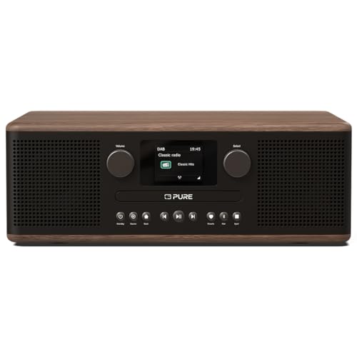 Rádio Despertador PURE CLASSIC C-D6 Preto Pure - Reprodutores de áudio e gravadores - dab+, cd, mp3, bluetooth, usb 2.0