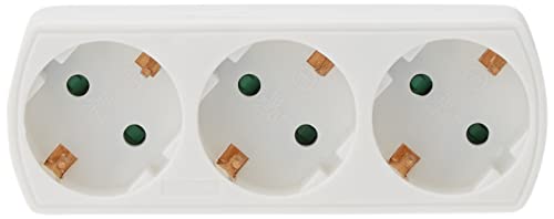 Adaptador de Energia AMIG Mod.3210 (3 Tomadas) AMIG - Fios e cabos elétricos - 3 tomadas, proteção contra sobrecarga, 15m, branco