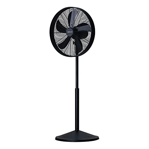 Ventoinha de Pé MELLERWARE Air Power 50 Branco (3 velocidades - 50 W) MELLERWARE - Ventiladores - 3 velocidades, 50W, 5 asas, caudal 1,35m3/min