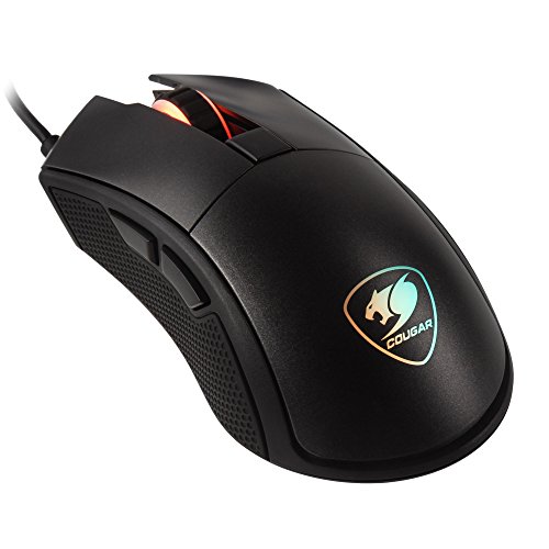Rato COUGAR GAMING REVENDER S (Ótico - 2000 dpi - Preto) Cougar - Ratos e trackballs - óptico, 2000 dpi, preto