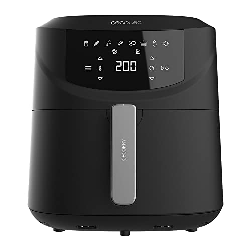 Fritadeira CECOTEC Power Friction 1000 Black Cecotec - Fritadeiras - 2000 W, 76 L, 8 funções, 80-200°C