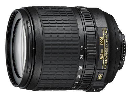Objetiva NIKON AF-S DX VR 18-105MM F/3.5-5.6G (Encaixe: Nikon FX - Abertura: f/22-38 - f/3.5-5.6) Nikon - Lentes de câmera - nikon, af-s dx vr, 18-105mm, f/3.5-5.6g, tele zoom, abertura mínima