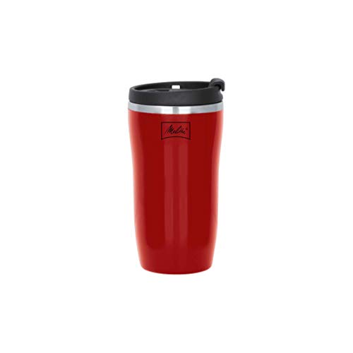 Caneca Térmica MELITTA Thermic Mug Vermelho MELITTA - Porta-alimentos e bebidas - 250ml, tampa hermética, café quente, fresco