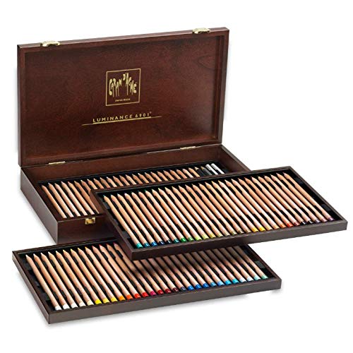 Lápis de Cor CARAN D'ACHE 6901.476 (Castanho - Multicor - 4 x 12 mm) Caran d'Ache - Lápis - cores vivas, hexagonal, resistente ao calor, cera de abelha