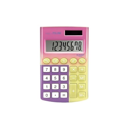 Caixa para Calculadora MILAN Sunset (8 dígitos) FACTIS, S.A. - Calculadoras - calculadora, 8 dígitos