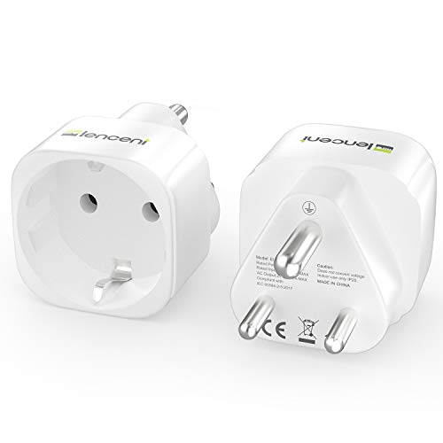 Adaptador de Viagem LENCENT 2X Travel Adapter for India LENCENT - Inversores de energia - adaptador, viagem, índia