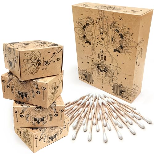 Bambu e Algodão Orgânico Q-Tips 800 Unidades NATURE NERDS Nature Nerds - Cuidados com a higiene oral - bambu, algodão orgânico, q-tips, 800 unidades
