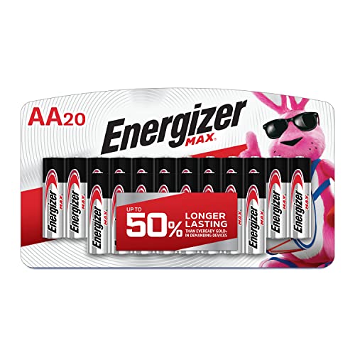 Pilhas ENERGIZER Alcalina Max AA (20 unidades) Energizer - Baterias de uso geral - alcalina, aa, 20 unidades
