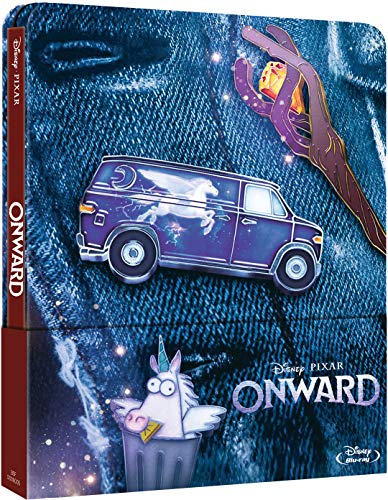 Blu-Ray Onward (Edição em Espanhol - Edição Steelbook) Disney - Dvds de filmes e programas de televisão - blu-ray, onward, espanhol, steelbook