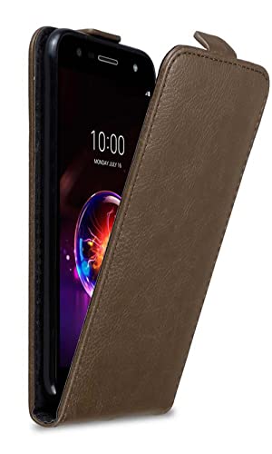 Capa LG K10 2018 CADORABO Castanho (Acessório Informática e Tel.) CADORABO - Capas para telemóveis - lg k10, castanho, acessório
