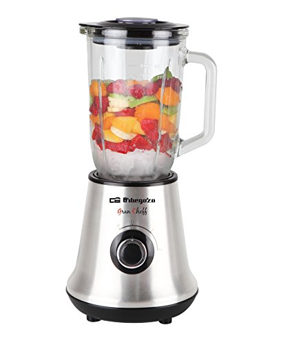 Liquidificador Orbegozo BV3500 | Aço inoxidável Orbegozo - Batedeiras e liquidificadores - liquidificador, orbegozo bv3500, aço inoxidável, 1,5L, 500w, 2 velocidades