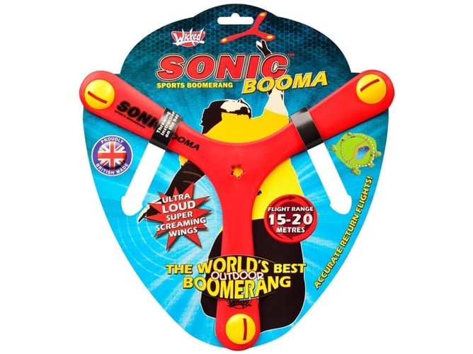Brinquedo de Armação WICKED VISIONS Booma Sonic Wicked Vision - Bumerangues - brinquedo, armação, Sonic, disparador, som