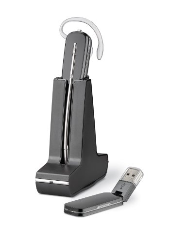 Auscultadores com Microfone PLANTRONICS W440 Plantronics - Fones de Ouvido com Microfone - microfone, sem fio, dect, 100 metros