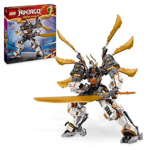 LEGO Ninjago: Meca-Dragón Titán de Cole - 71821 (Idade mínima: 12) LEGO - Brinquedos - lego, ninjago, meca-dragão, cole, batalha, catanas