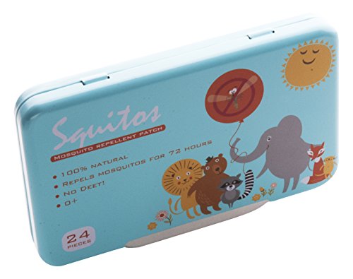 Autocolante Repelente de Insetos SQUITOS 100% Naturais (Recondicionado Como Novo) SQUITOS - Banho e corpo - repelente, naturais, autocolante, insetos