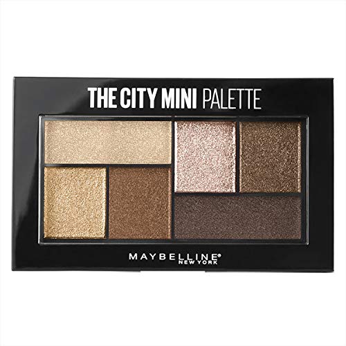 Paleta de Maquilhagem MAYBELLINE The City Rooftop Bronzes Mini Shadow KITCHEN MOVE - Maquiagem para os olhos - 6 cores, brilhante, elegante, base de creme