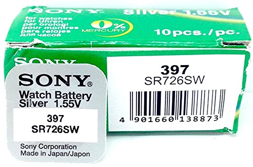 Pilha Recarregável SONY SR726SWN-PB (1 x 1.5V - 160 mAh) Sony - Baterias - 1.5v, 160 mAh, SR726SWN-PB
