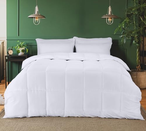 Edredão UTOPIA BEDDING Premium Warm (Branco - 200 x 220 cm) Utopia Bedding - Cobertores e edredons - poliéster, microfibra, lavável, 200 x 220 cm