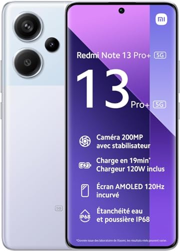 Smartphone XIAOMI Redmi Note 13 Pro+ 5G (6.67'' - 8 GB - 256 GB - Roxo) Xiaomi - Telemóveis - smartphone, xiaomi, redmi note 13 pro, 5g, 6.67 polegadas, 8 gb, 256 GB, roxo