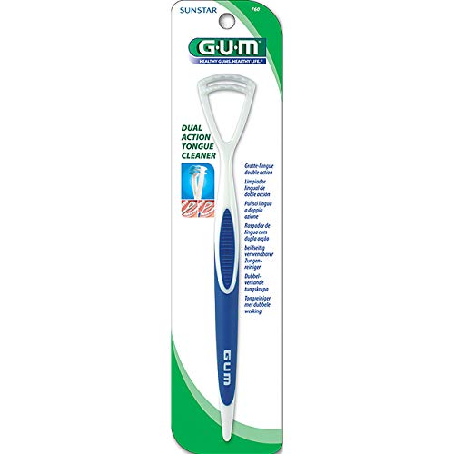 Gum Cepillo de dientes - 30 g (Recondicionado Sinais de Uso) G U M - Raspadores de língua - 30g, recondicionado, utilização diária