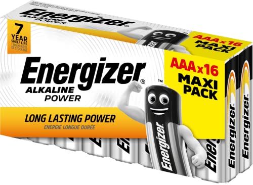 Pilhas ENERGIZER AAA Alcalino (16 unidades) Energizer - Baterias de uso geral - alcalino, AAA, 16 unidades
