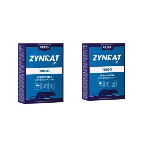 Zotal Pack 2 Zynarat Bf Trigo 150 Gr 6 Sacos 25 Gr Zotal - Pesticidas - combate rata-parda, combate rato comum, biocida, broidofacoum