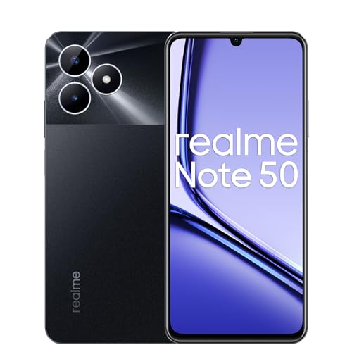 Smartphone REALME Note 50 (6.43'' - 3 GB - 64 GB - Preto) Realme - Telemóveis - 6.43 polegadas, 3 GB RAM, 64 gb memória, preto
