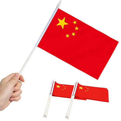 12 Bandeiras CHINA Anley (Branco - Poliéster) Anley - Bandeiras e cataventos - 12 bandeiras, china anley, branco, poliéster