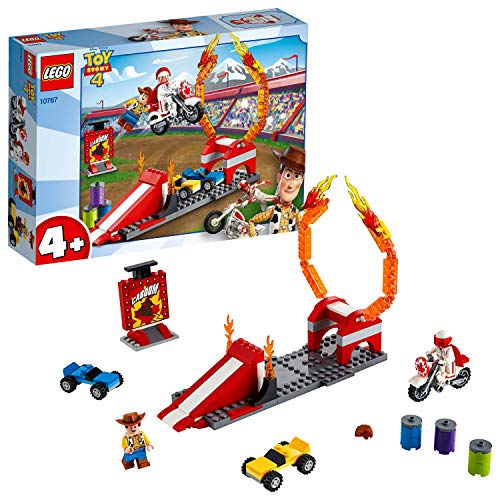 LEGO - A Espectaculares Acrobacias de Duke Caboom (Idade Mínima: 7) LEGO - Blocos de encaixe - acrobacias, motociclo, chamas, rampa