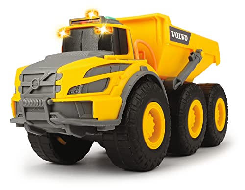Brinquedo sobre rodas Dickie Toys 203723004 | Amarelo Dickie - Brinquedos - luzes, sons, pára-choques, depósito basculante