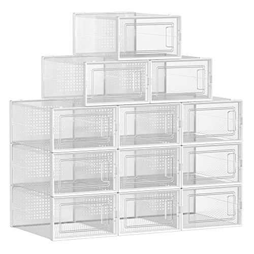 Caixa de Arrumação SONGMICS Lsp12Swt Branco SONGMICS - Organizadores e sapateiras - branco, plástico ABS, polipropileno, 30x22,5x13,5 cm
