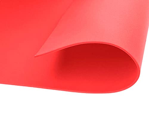 Conjunto de 20 Folhas de Eva Vermelho 20X30Cm X2Mm INNSPIRO INNSPIRO - Formas e bases de artesanato - 20 folhas, vermelho, 20x30 cm