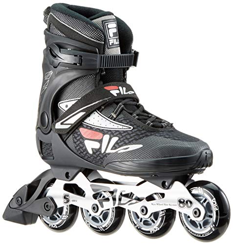 Conjunto de Patins ROLINE Legacy Pro 80 mm Fila - Equipamento atlético de uso geral - patins, roline legacy pro 80mm, altura 80mm, pino central, banda protecção
