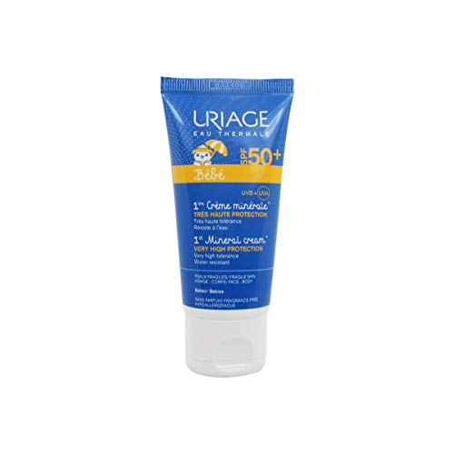 Protetor Solar BABYLISS Uriage Mineral Cream Spf 50+ (50 ml) Uriage - Protetor solar - spf 50, mineral cream, unissexo, bebé