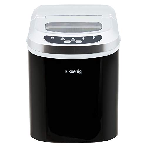 Máquina de Gelo H.KOENIG KB12 (12 kg em 24 horas) H.Koenig - Máquinas de gelo - 1,2 kg, 6-13 min, indicador nível água, cuba gelo extraível