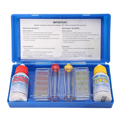 Teste de Qualidade para Água de Piscina TAMAR Tamar - Materiais de laboratório - cloro, ph, amostragem