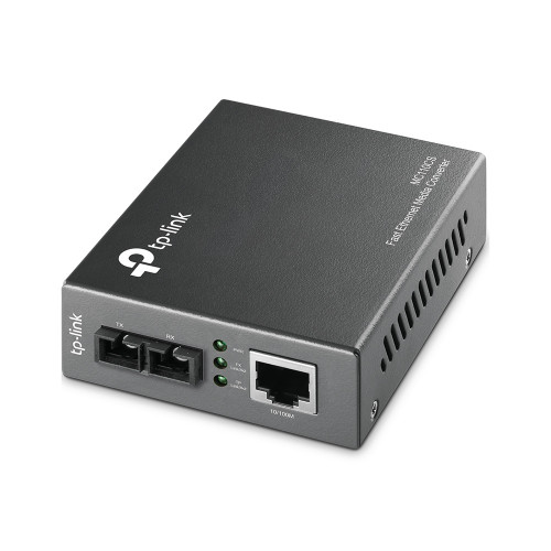 Conversor de rede TP-LINK MC110CS em Preto TP-Link - Adaptadores power over ethernet - conversor, rede, tp-link