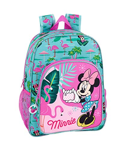 Mochila DISNEY Minnie (33x14x42cm - Multicor) Disney - Mochilas - 33x14x42cm, multicor, adaptável, bolso frontal