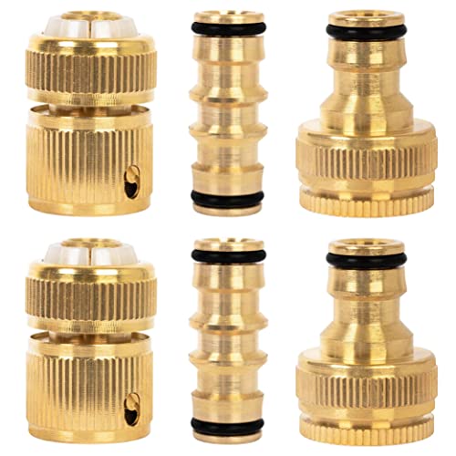 Conector de mangueira de jardim BLOSTOM (6 peças) BLOSTM - Acessórios e válvulas para mangueira de jardim - conector, mangueira, jardim, 6 peças