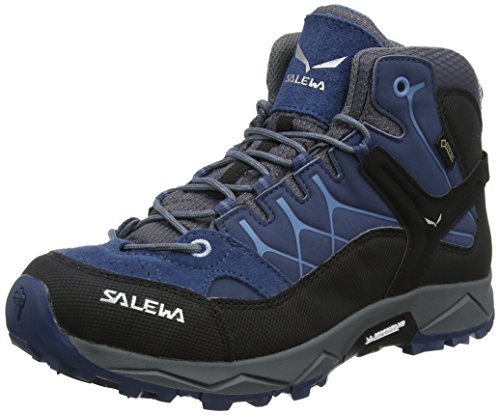 Botas para Homem SALEWA Jr. Alp Trainer Mid Goretex Azul para Montanha (EU 32) SALEWA - Sapatos - goretex, azul, montanha, EU 32
