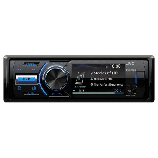 Autorrádio JVC KD-X560BT (Bluetooth Mãos Livres - 2 USB - 50 W) JVC - Áudio - bluetooth, 2 usb, 50 W, am/fm