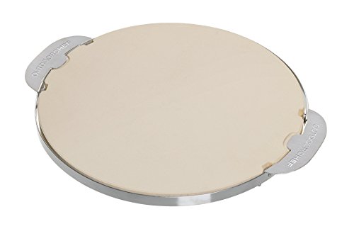Acessórios para churasqueiras/grelhadores ao ar livre OUTDOORCHEF 18.211.94 Outdoorchef - Pedras para pizza - alumínio, preto, Ø32 cm