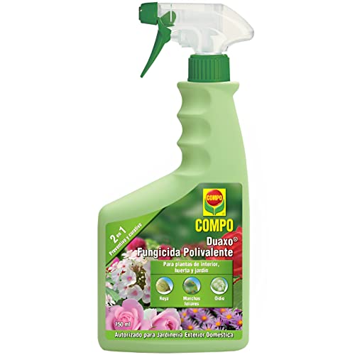 Fungicida Poli DUAXO (750 ml) + Pulverizador Compo - Jardinagem - fungicida, 750 ml, pulverizador, prevenção, tratamento