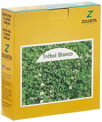 Tapete RÚSTICA Trebol Blanco (250 x 200 cm) Zulueta - Sementes - rustico, 250x200 cm, lã, fácil de manter
