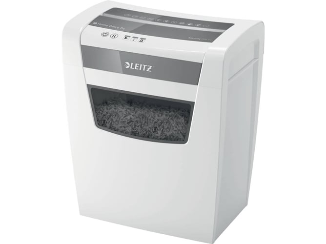 Destruidora LEITZ IQ Home Office P-4 (22 cm) Leitz - Destruidoras de papel - 23 litros, 10 folhas A4, 1800 mm/min, anti-ataque