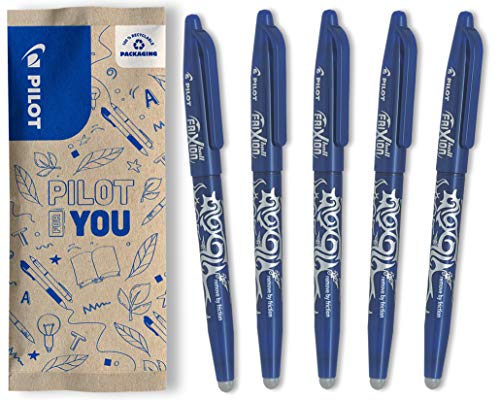 Esferográfica PILOT Flowpack 5 Frixion Ball Azul (0.7 mm) Pilot - Canetas - esferográfica, pilot, flowpack 5, frixon ball, azul, 0.7 mm