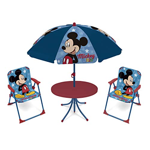 Conjunto de Jardim ARDITEX Mickey (Castanho - Aço - 50 x 48 x 48 cm) ARDITEX - Móveis de exterior - conjunto, jardim, mickey, castanho, aço, 50x48x48cm
